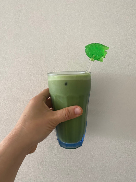 When Your Matcha Latte is Too Sweet… Here’s What I Do 🍓🍵