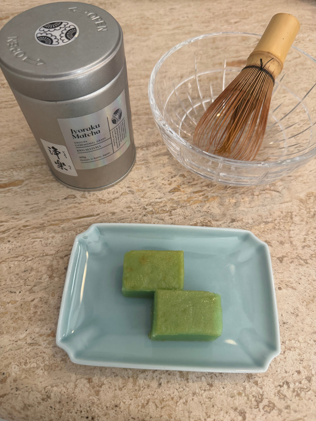 A Bowl of Matcha, One Sweet, and a Little Taste of Home