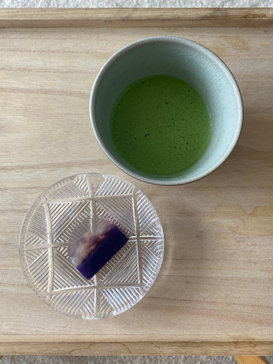 A Kozan-Yaki Chawan, Taro Wagashi & Jyoraku Matcha: A Tea Moment in Harmony